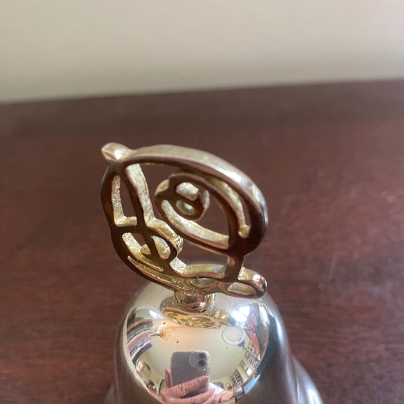 Silver bell Department 56 4” - Picture 2 of 3